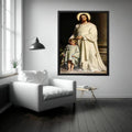 Christ and a Boy by Carl Heinrich Bloch Painting