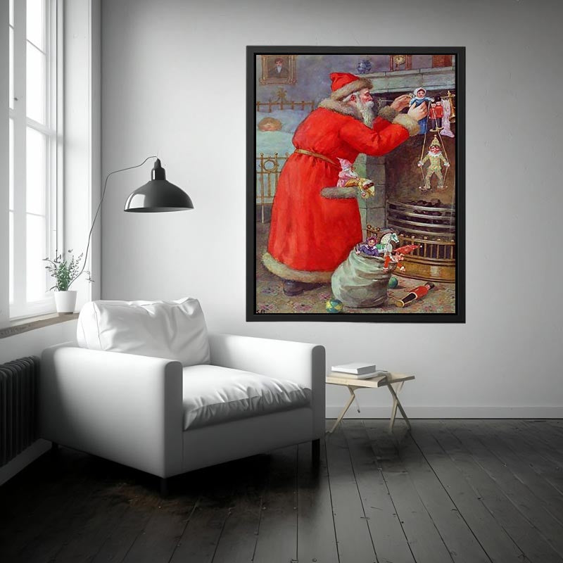 Father Christmas by KARL ROGER Painting