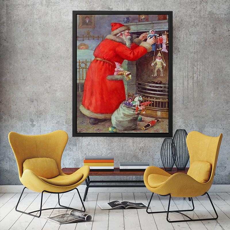 Father Christmas by KARL ROGER Painting