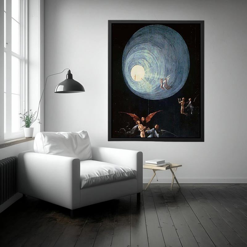 Paradise- Ascent of the Blessed by Hieronymous Bosch Painting