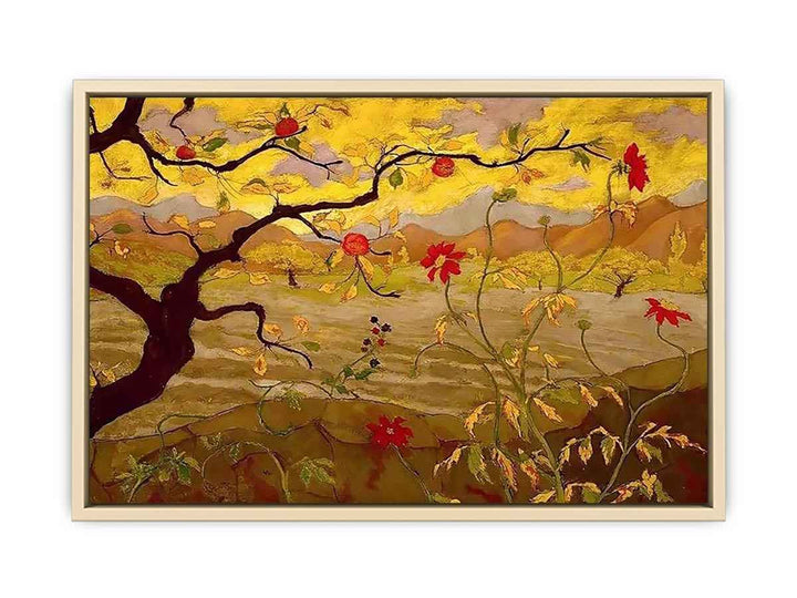 Apple Tree With Red Fruit  Art Print