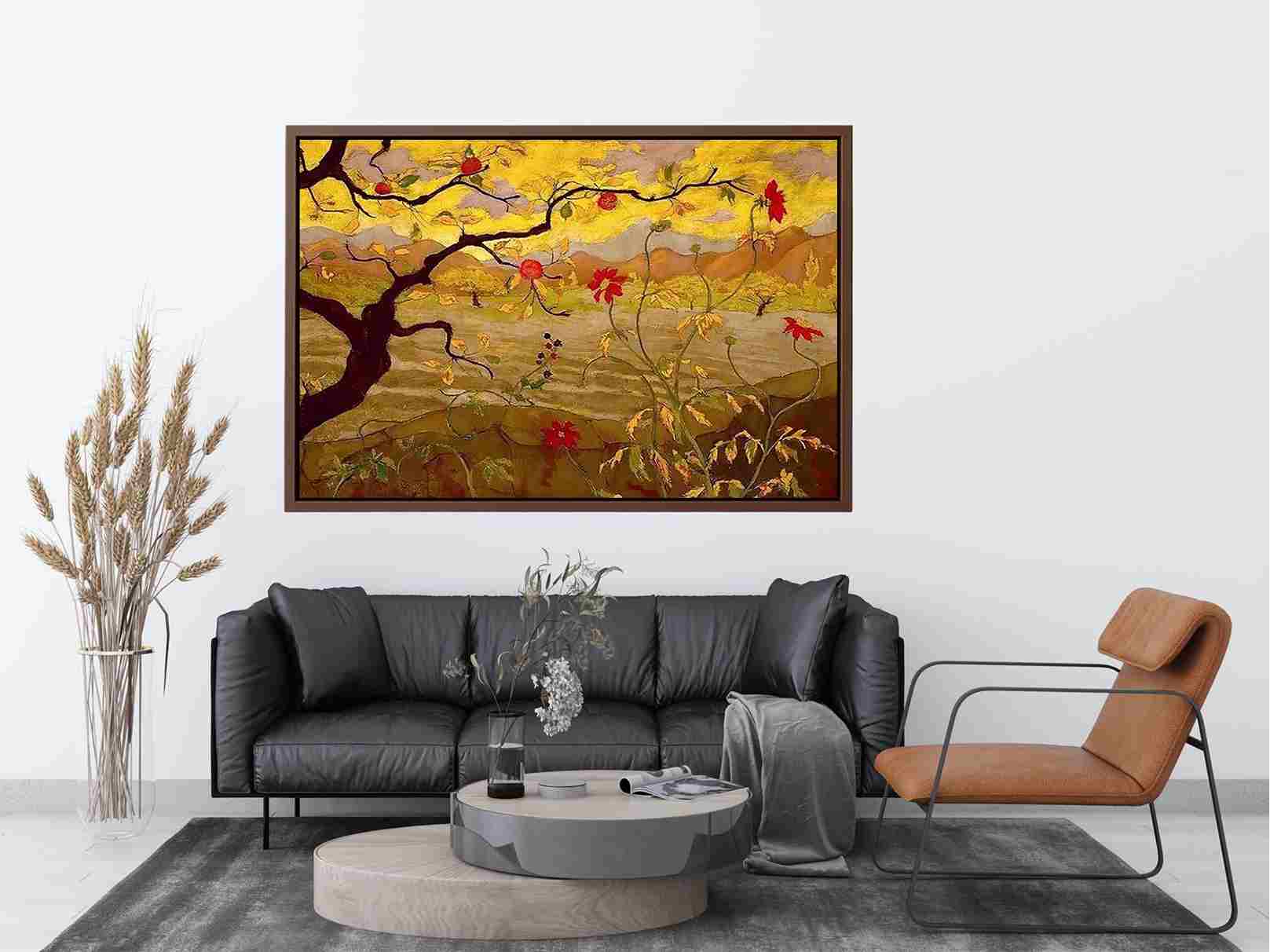Apple Tree With Red Fruit by Paul-Elie Ranson Painting