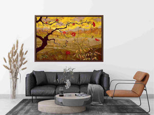 Apple Tree With Red Fruit by Paul-Elie Ranson Painting