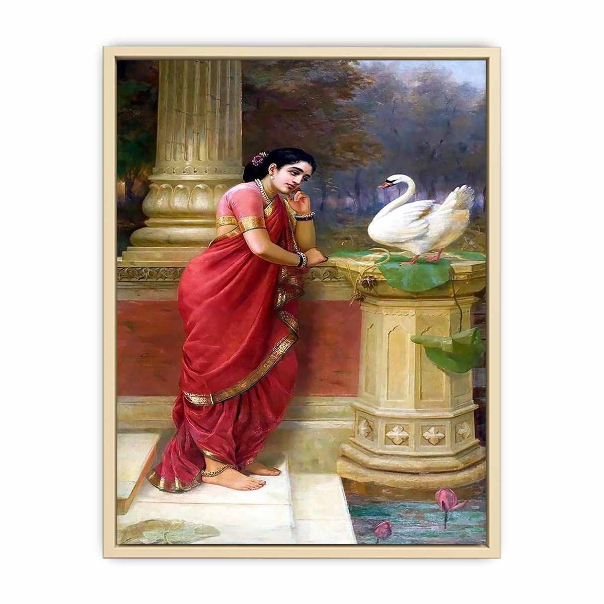 Hamsa Damayanthi  Art Print