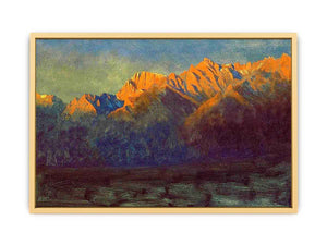 Sunrise in Sierras By Albert Birštadt Streched canvas