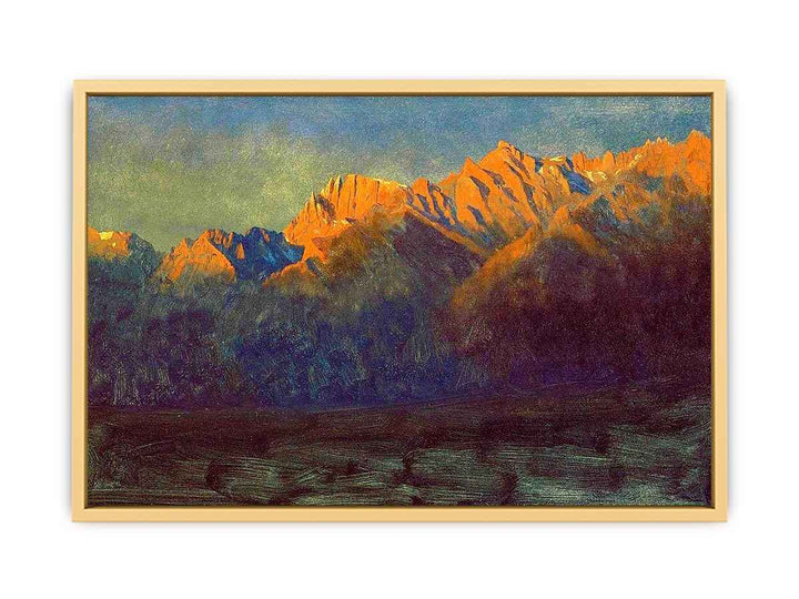Sunrise in Sierras By Albert Birštadt Streched canvas
