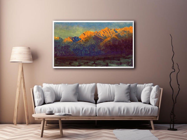 Sunrise in Sierras By Albert Birštadt Painting