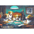 Dogs Playing Poker by Cassius Marcellus Coolidge Painting