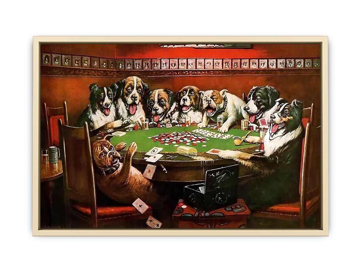 Poker Sympathy by  Cassius Marcellus Coolidge  Art Print