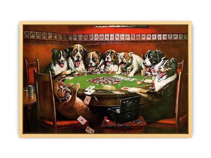 Poker Sympathy by  Cassius Marcellus Coolidge Streched canvas