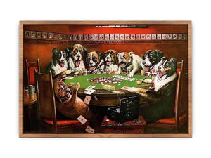 Poker Sympathy by  Cassius Marcellus Coolidge  Poster