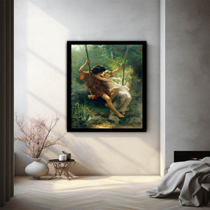 Springtime by Pierre Auguste Cot by PIERRE AUGUSTE COT Painting