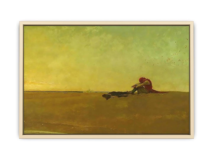 Marooned by Howard Pyle  Art Print