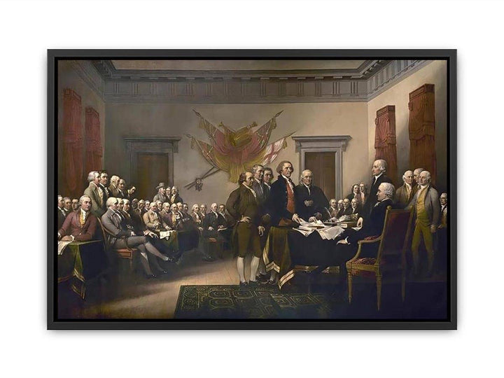 The Declaration of Independence Canvas Print