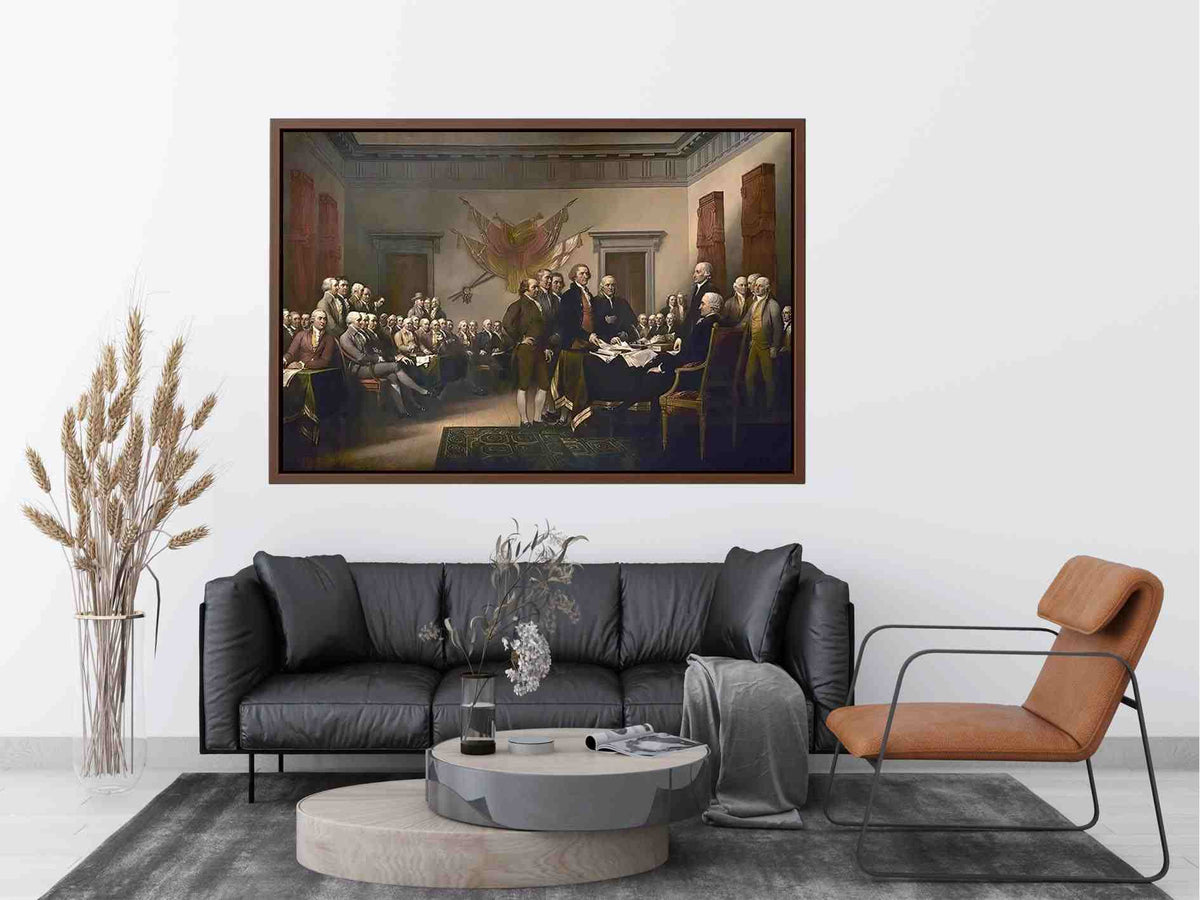The Declaration of Independence by JOHN TRUMBULL Painting