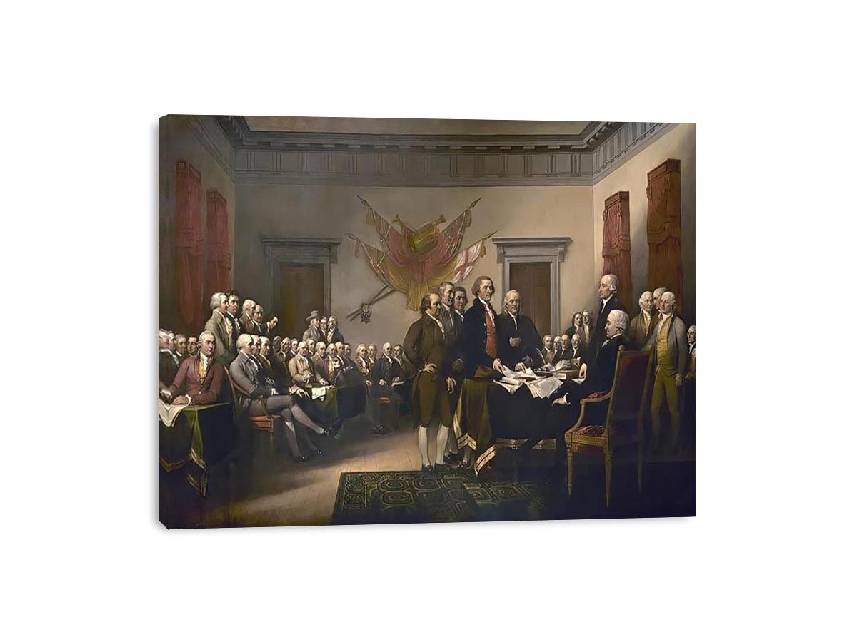 The Declaration of Independence by JOHN TRUMBULL Painting