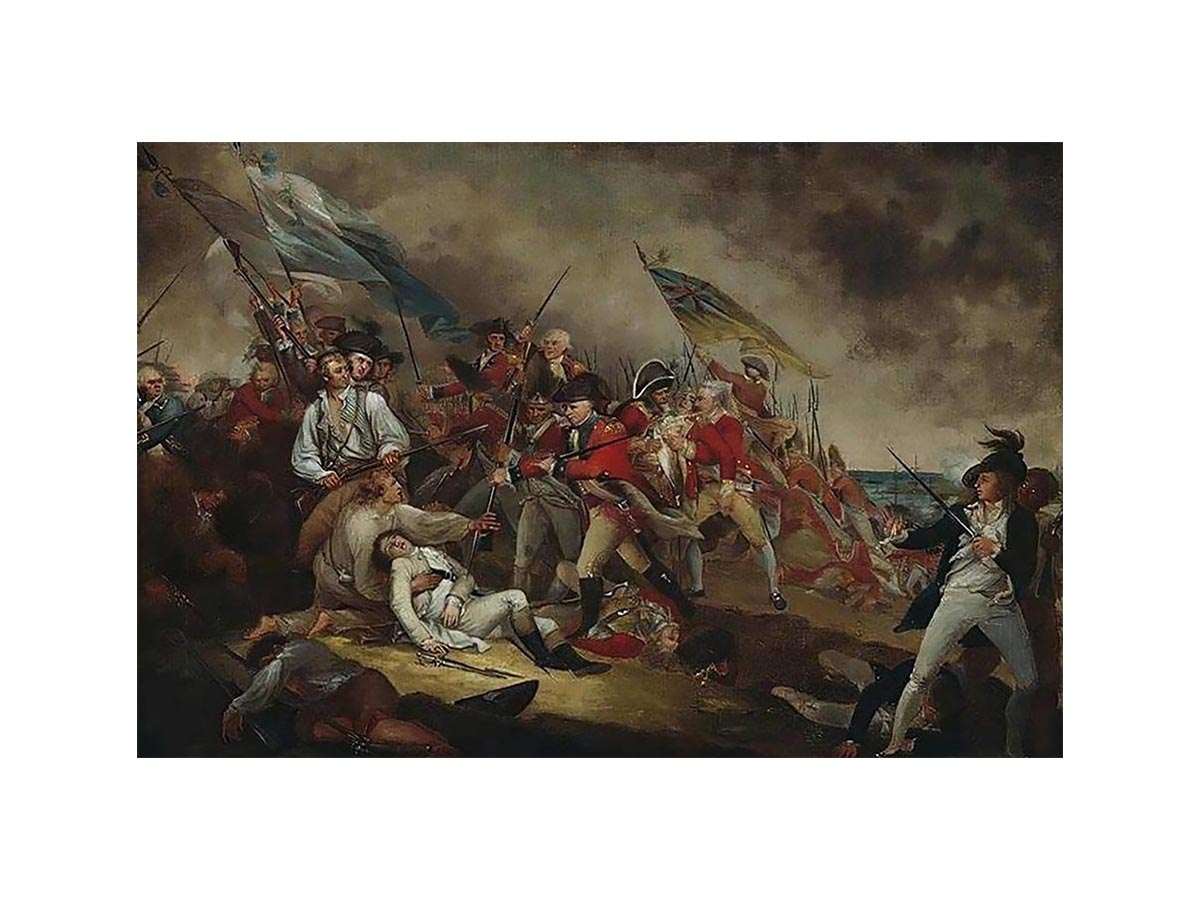 The Death of General Warren at the Battle of Bunker Hill on 17 June 1775 by JOHN TRUMBULL