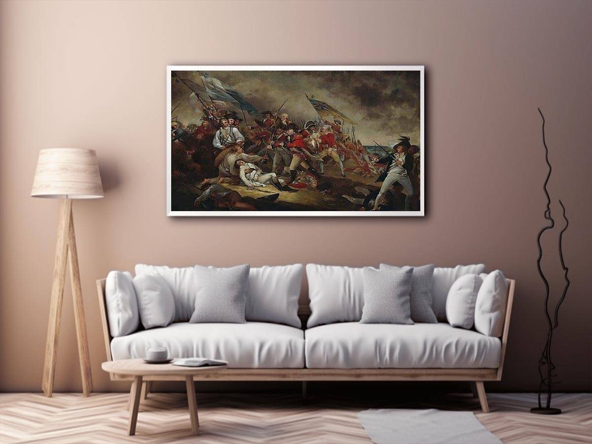 The Death of General Warren at the Battle of Bunker Hill on 17 June 1775 by JOHN TRUMBULL Painting