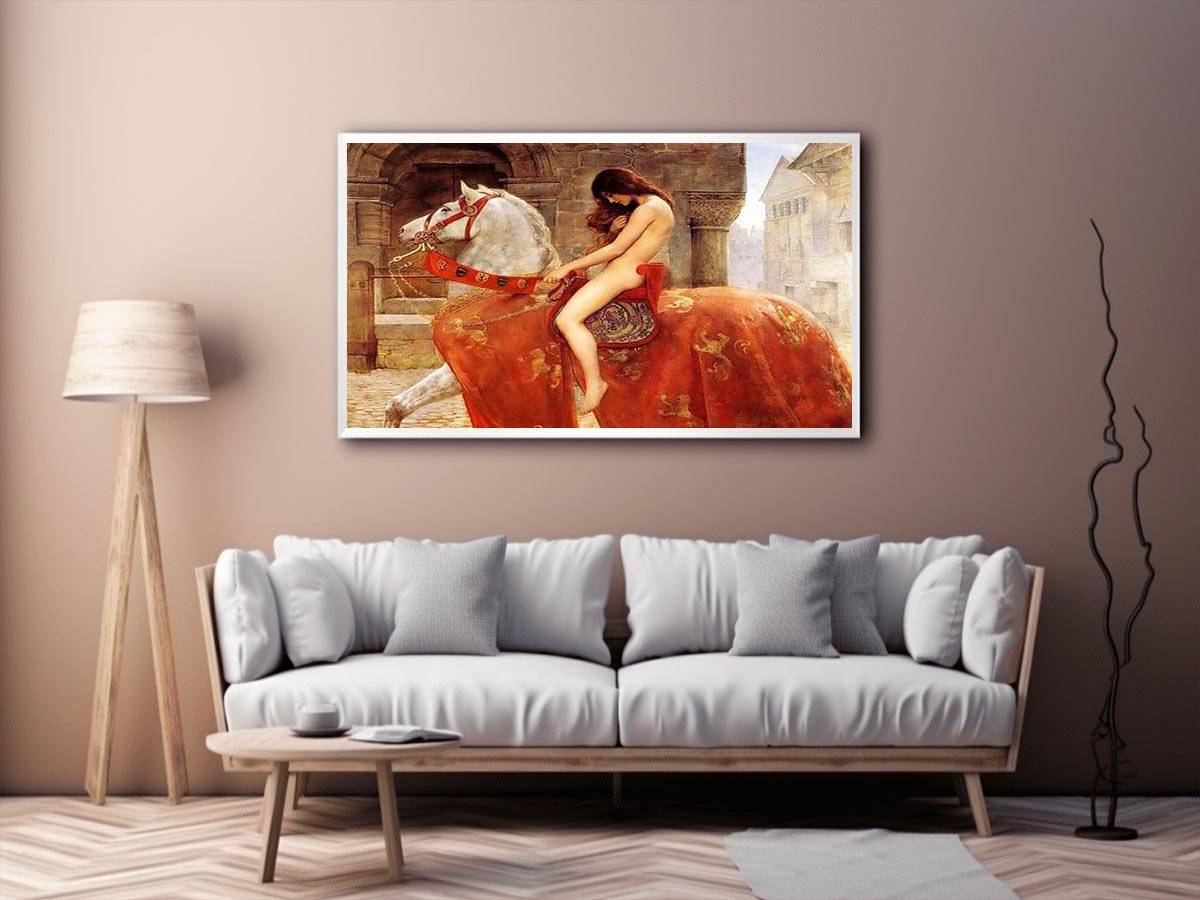 Lady Godiva by JOHN MALER COLLIER Painting