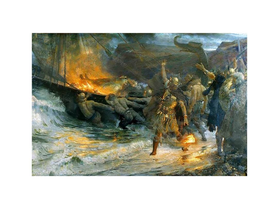 Funeral of a Viking by SIR THOMAS FRANCIS DICKSEE