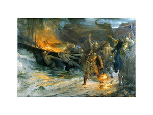 Funeral of a Viking by SIR THOMAS FRANCIS DICKSEE