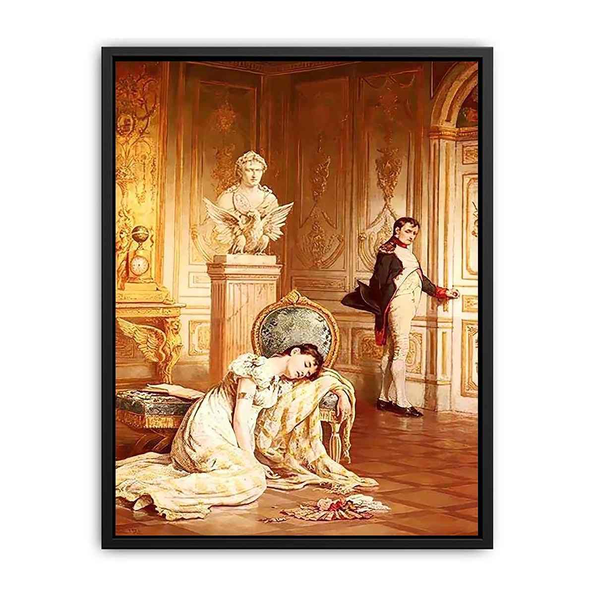 Napoleon's Farewell To Josephine (or My Destiny And France Demand It) Canvas Print