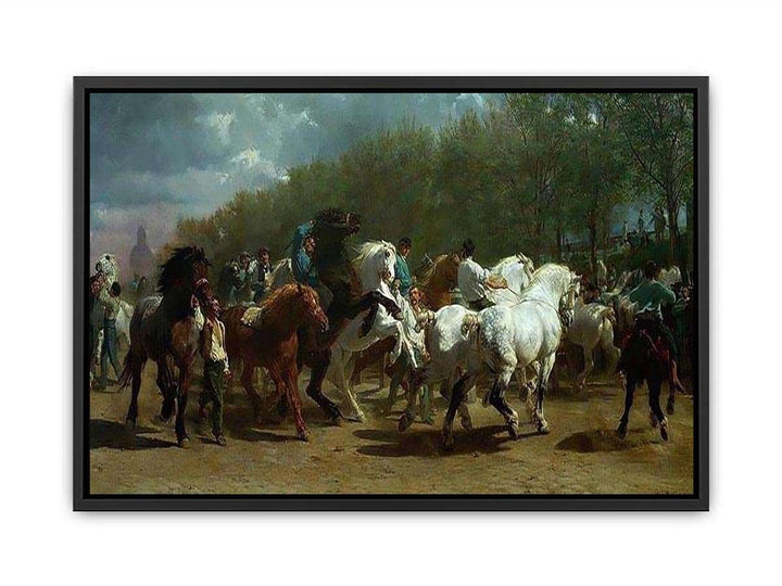 The Horse Fair Canvas Print
