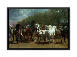 The Horse Fair Canvas Print