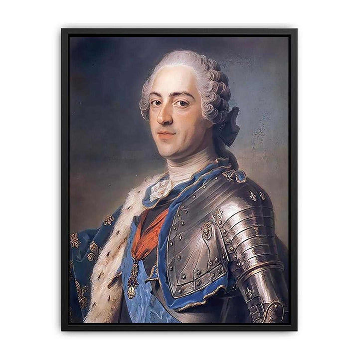 Portrait of King Louis XV Canvas Print