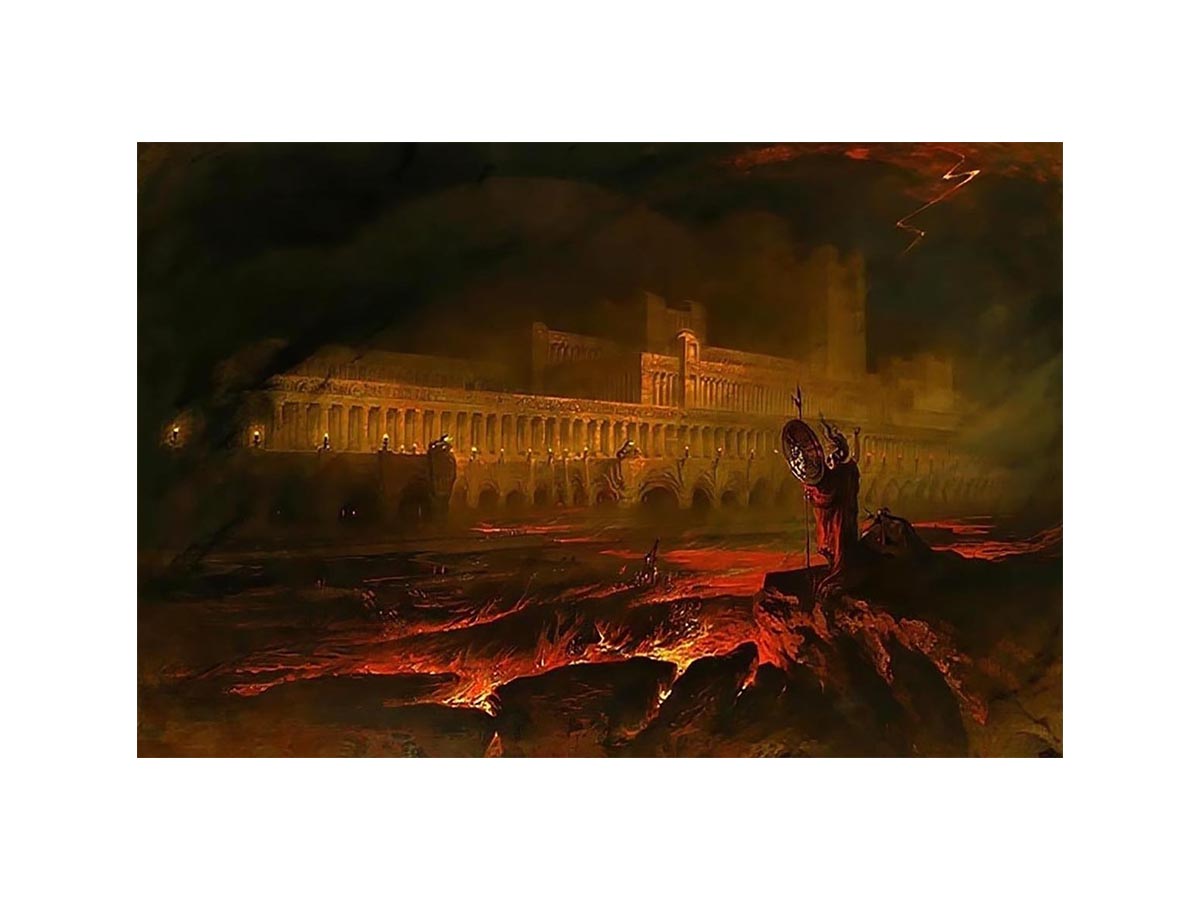 Pandemonium  by JOHN MARTIN Painting