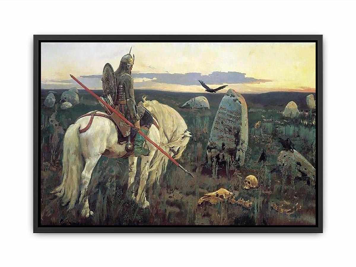 The Knight at the Crossroads Canvas Print