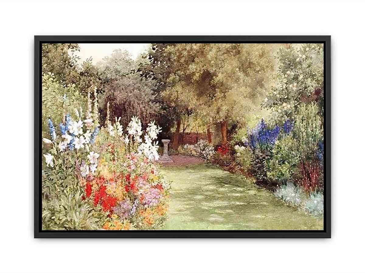 A Garden in July Canvas Print