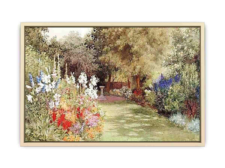 A Garden in July  Art Print