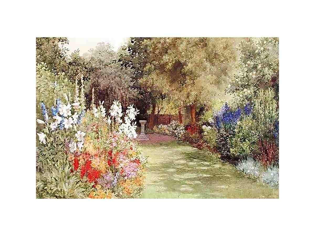 A Garden in July by VIOLET COMMON