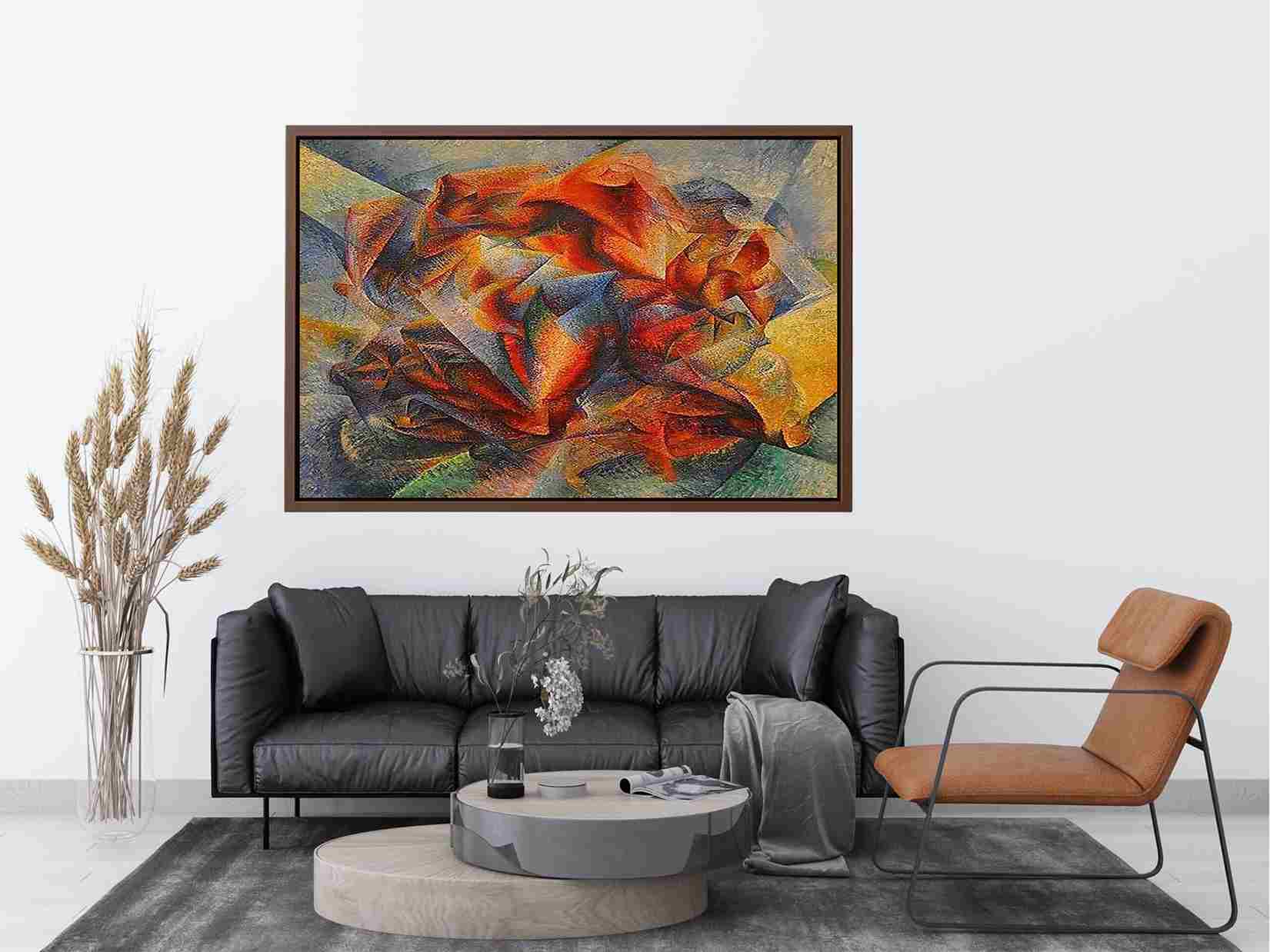 Dynamism of a Soccer Player by UMBERTO BOCCIONI Painting