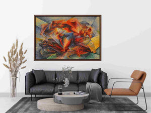 Dynamism of a Soccer Player by UMBERTO BOCCIONI Painting