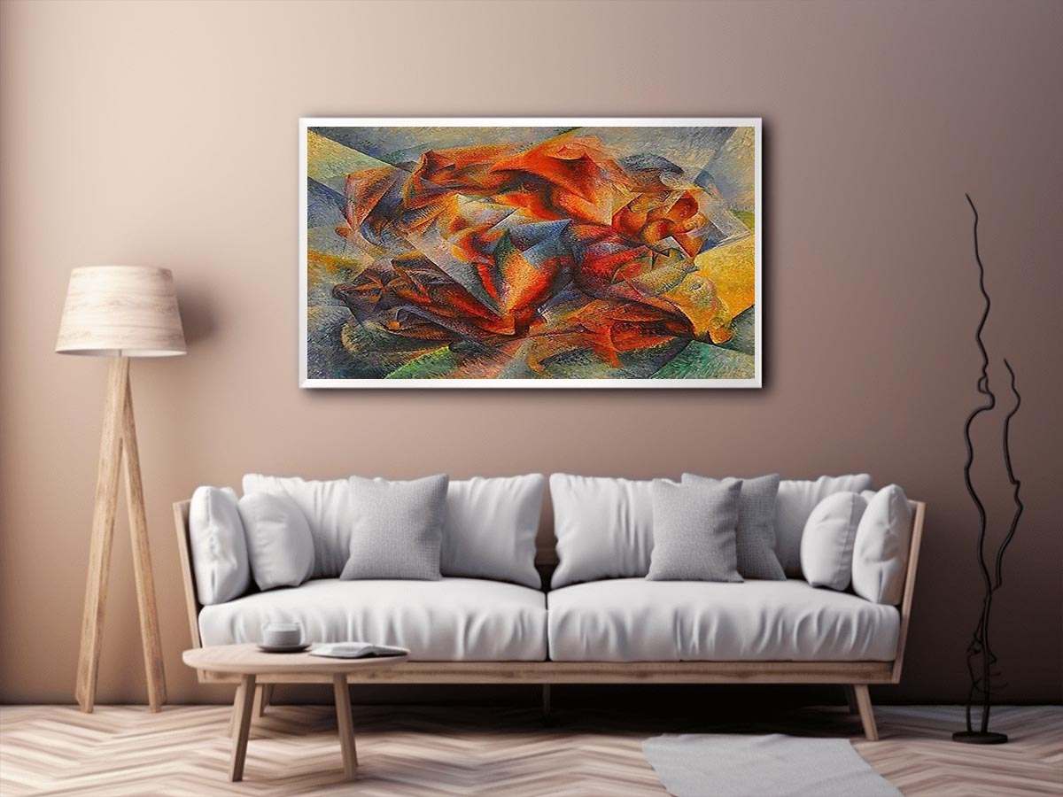 Dynamism of a Soccer Player by UMBERTO BOCCIONI Painting