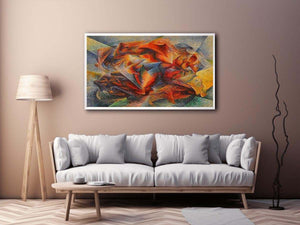 Dynamism of a Soccer Player by UMBERTO BOCCIONI Painting
