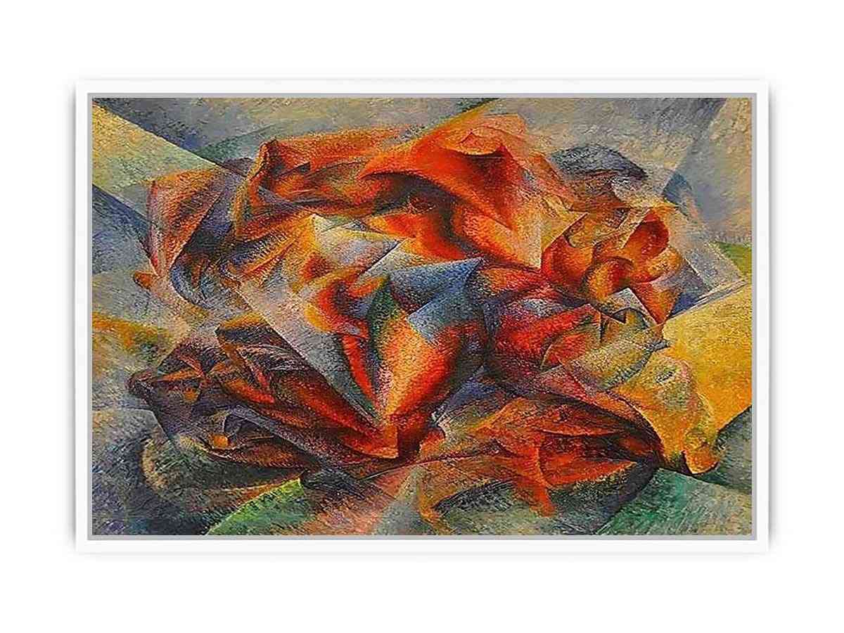 Dynamism of a Soccer Player Framed Print