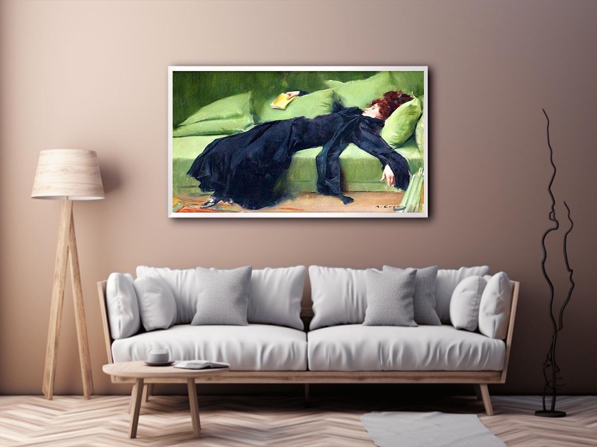 After the Ball Painting by Ramon Casas Painting
