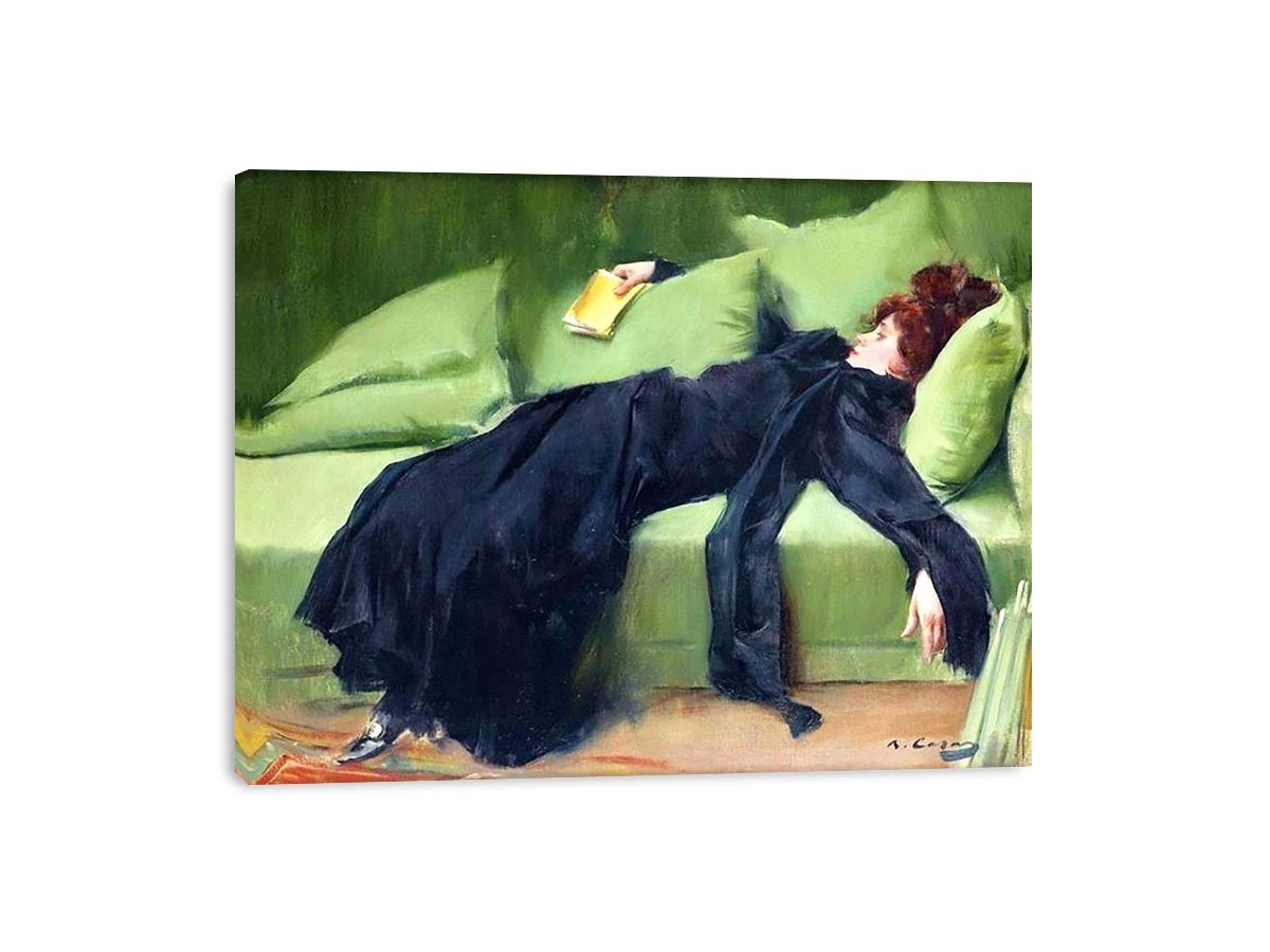 After the Ball Painting by Ramon Casas Painting