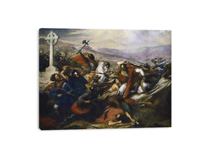 The Battle of Poitiers by CHARLES AUGUSTE STEUBEN Painting