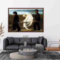 The Wounded Angel from 1903 by HUGO SIMBERG Painting