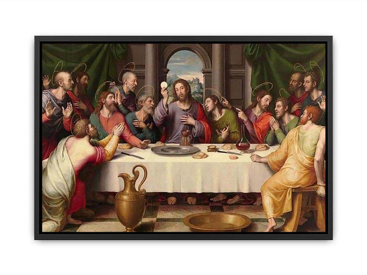 The Last Supper - Vicente Juan (Juan de Juanes) Canvas Print