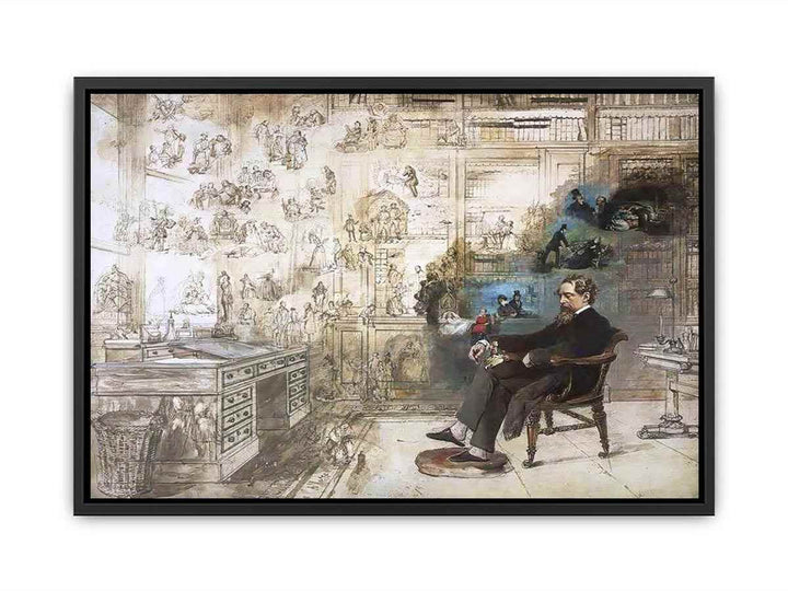 Dickens' Dream Canvas Print