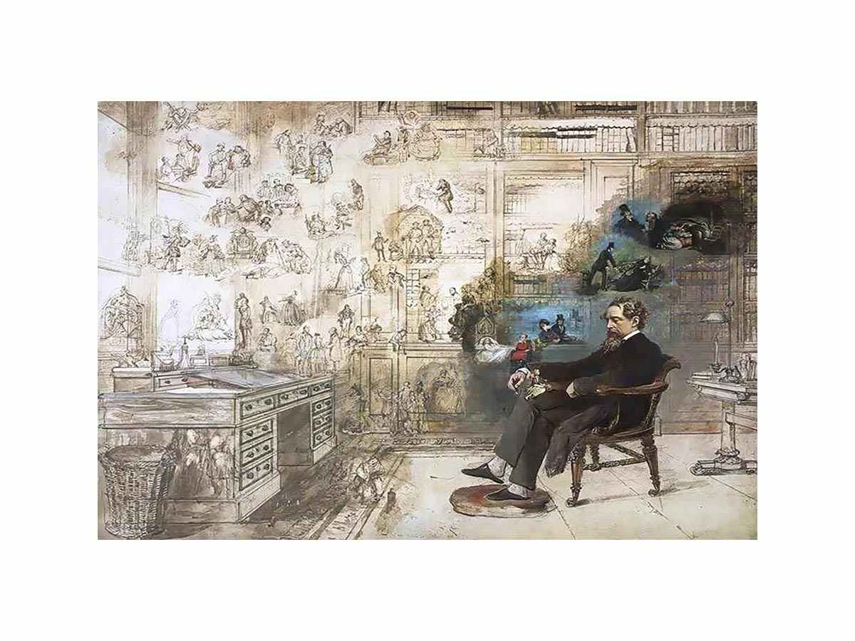 Dickens' Dream by ROBERT WILLIAM BUSS