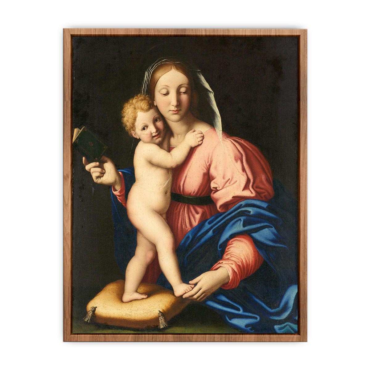 Madonna and Child Painting  by Giovanni Battista  Poster