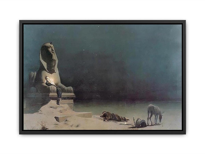 Rest on the Flight into Egypt Canvas Print