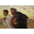 Peter and John Running to the Tomb by EUGENE BURNAND