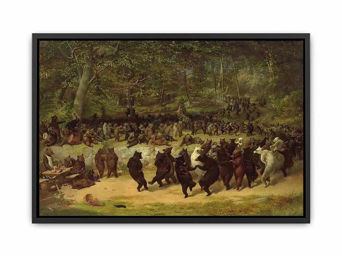 The Bear Dance Canvas Print